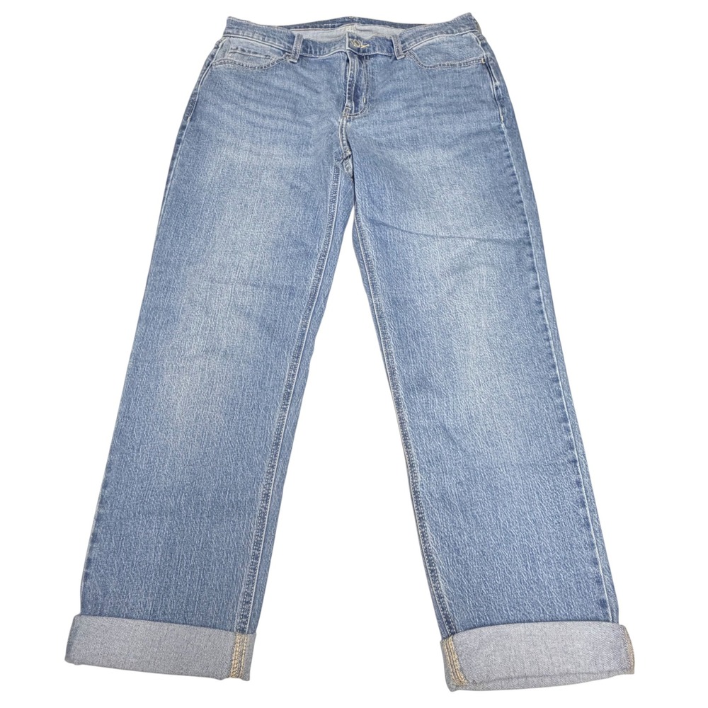 Old Navy Medium Rinse Mid-Rise Wow Boyfriend Jeans